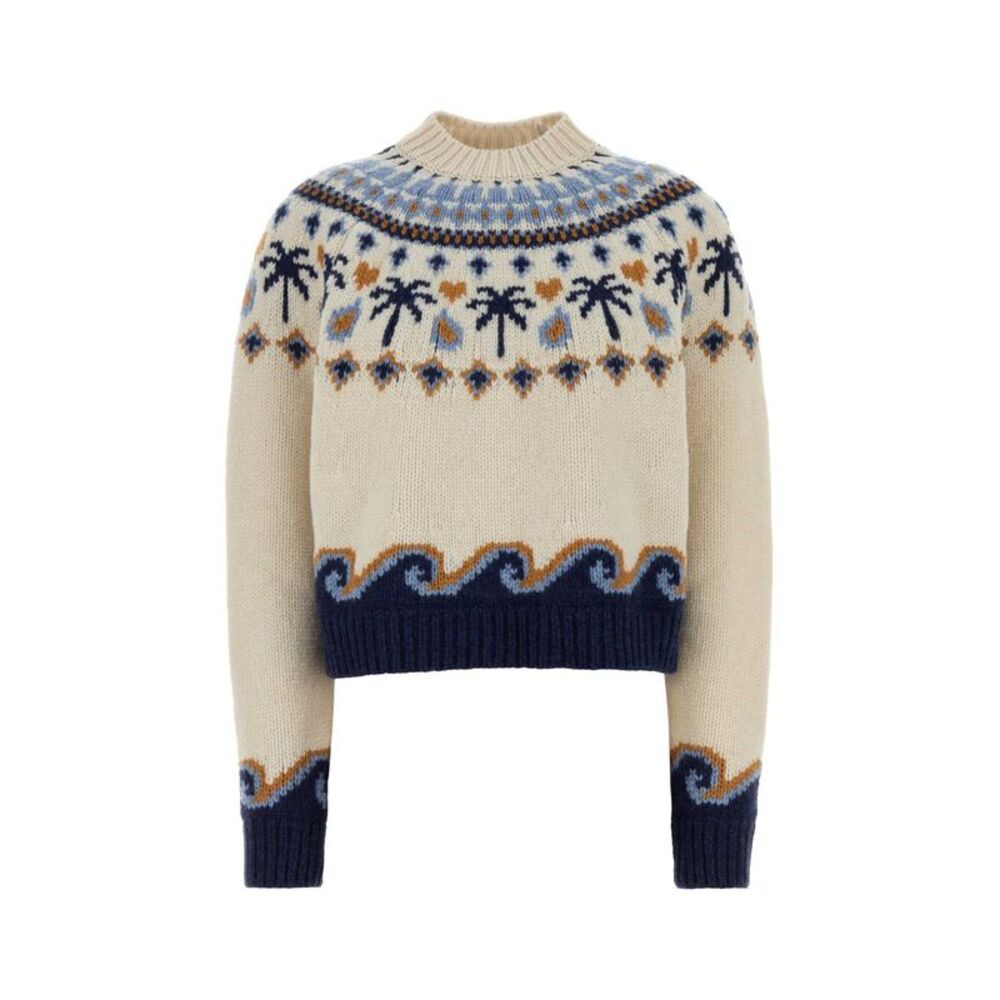 Alanui Women Embroidered Wool Sweet Winter Sweater
